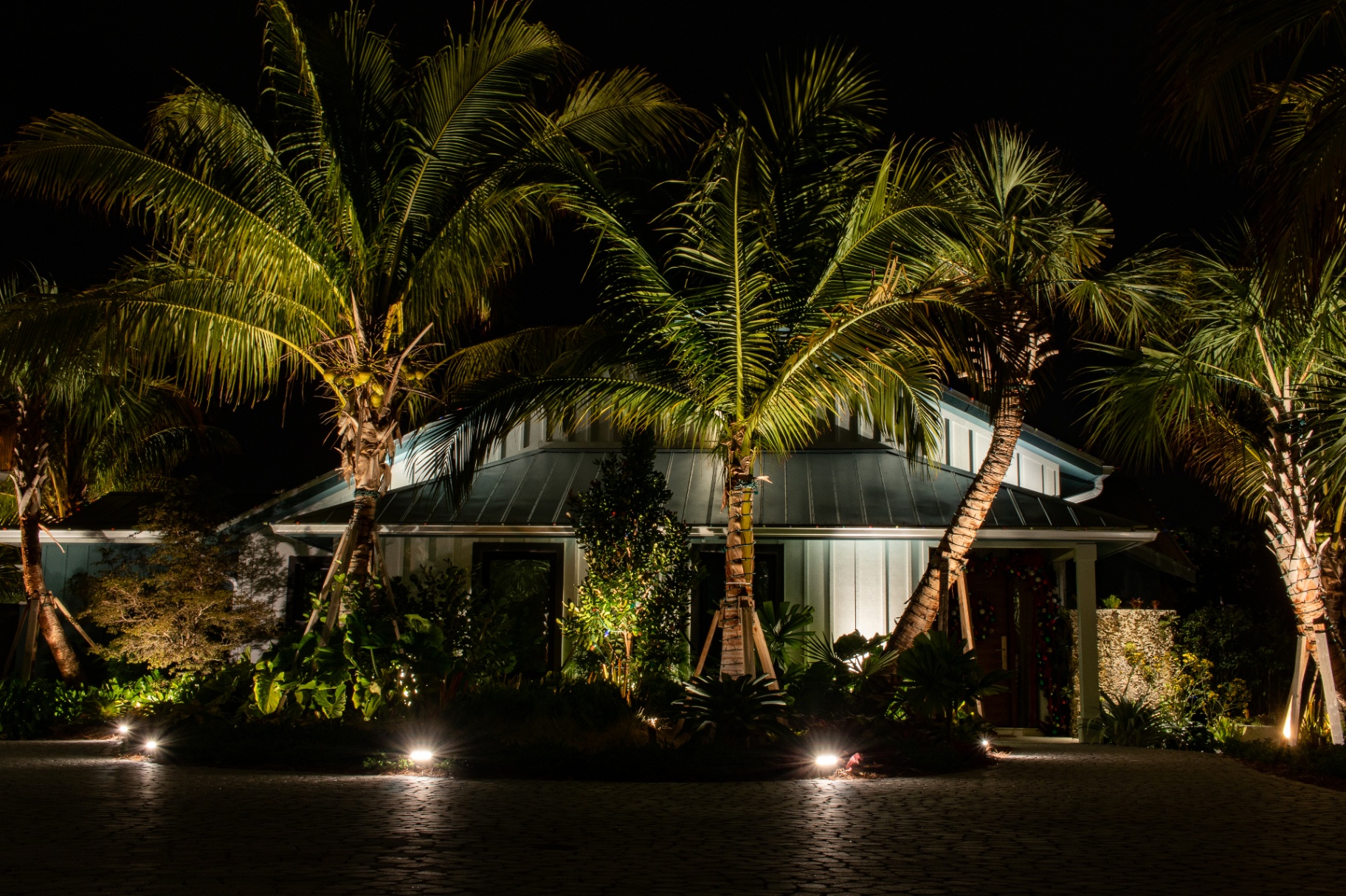 Landscape lighting project