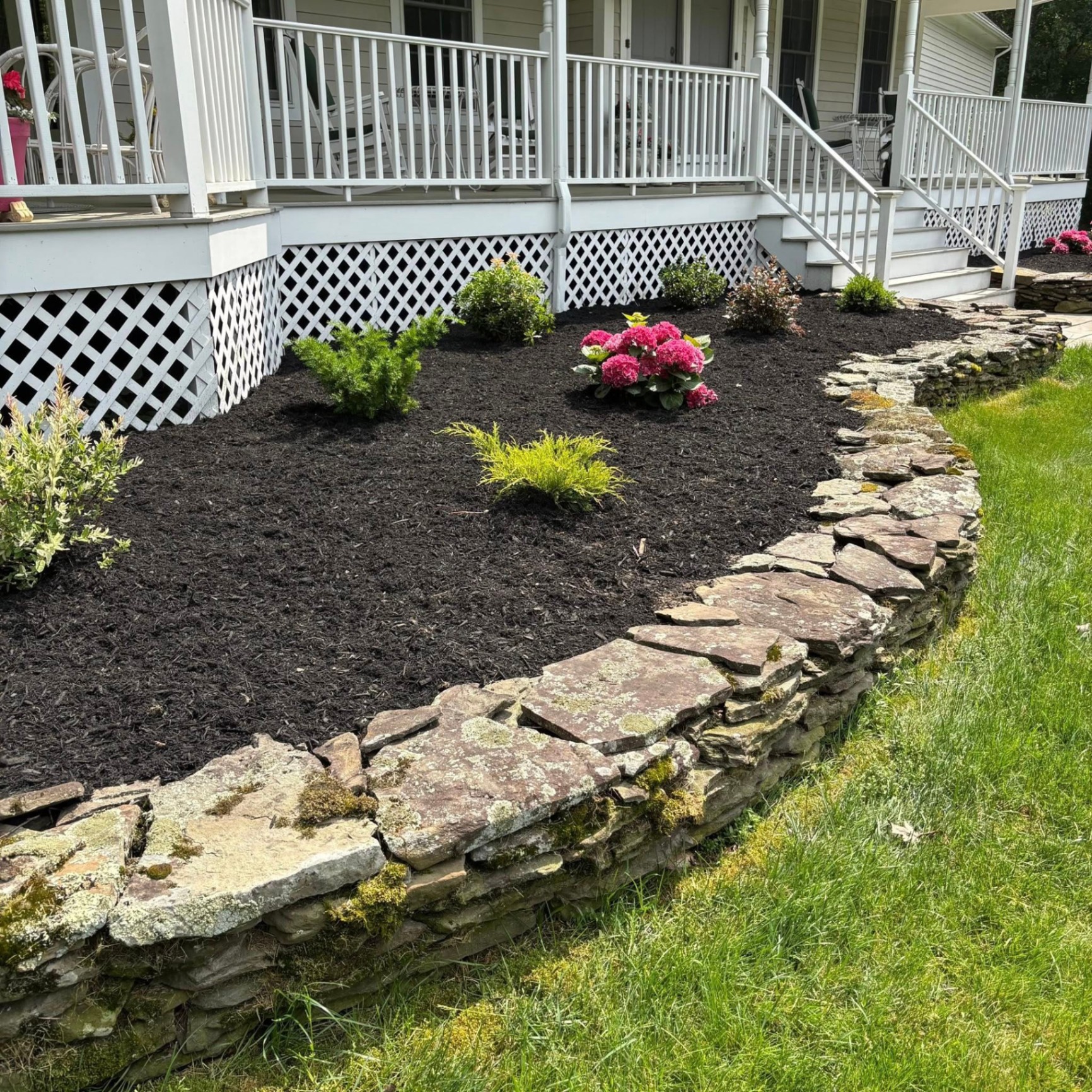 Front Walk Landscape — Rehoboth, MA — after