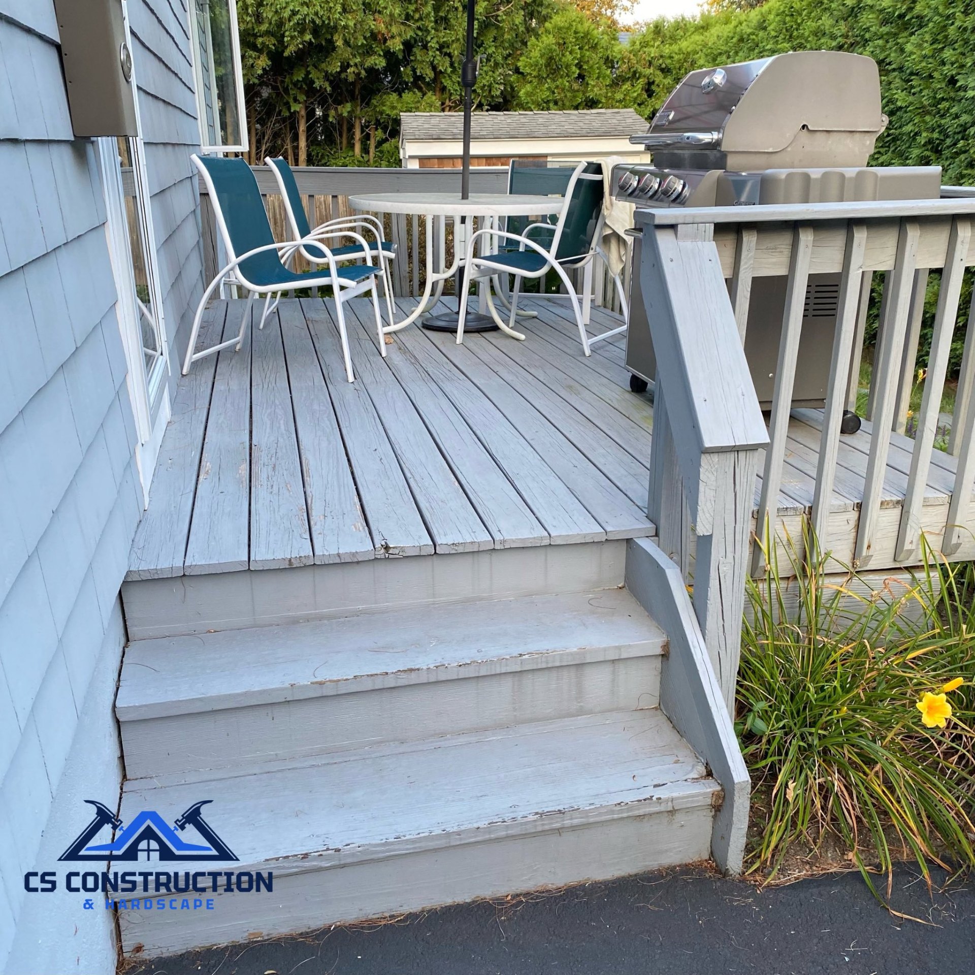 Full Deck Rebuild — Riverside, RI — before